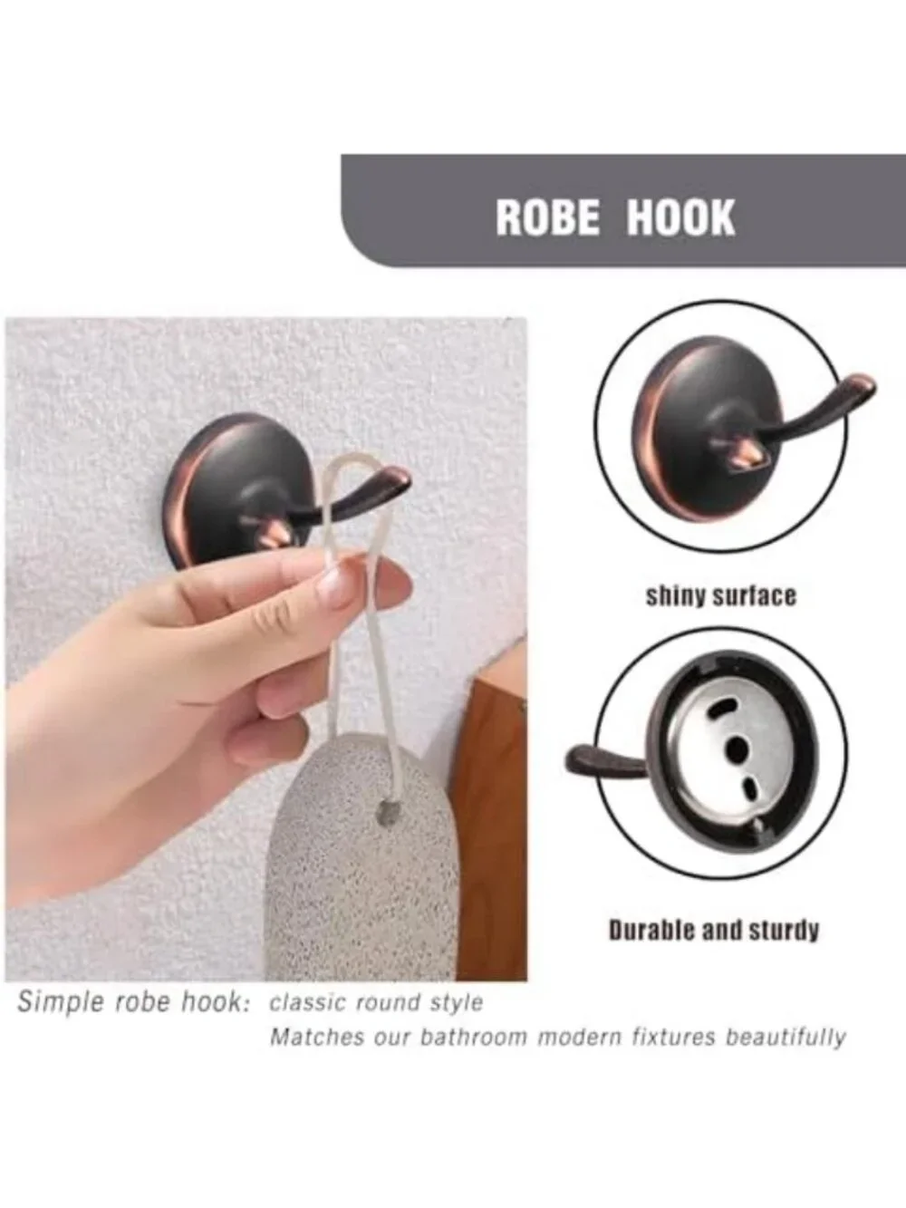 Elegant 4-Piece Bathroom Hardware Set in Oil-Rubbed Bronze - Classic Home Decor